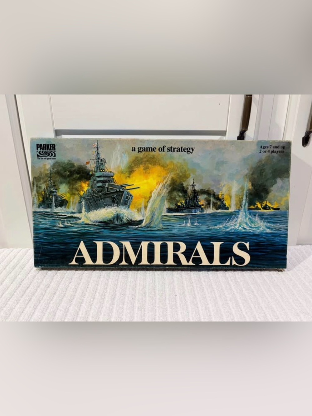 Vintage 1970s Parker Brothers Admirals Naval Strategy Board Game